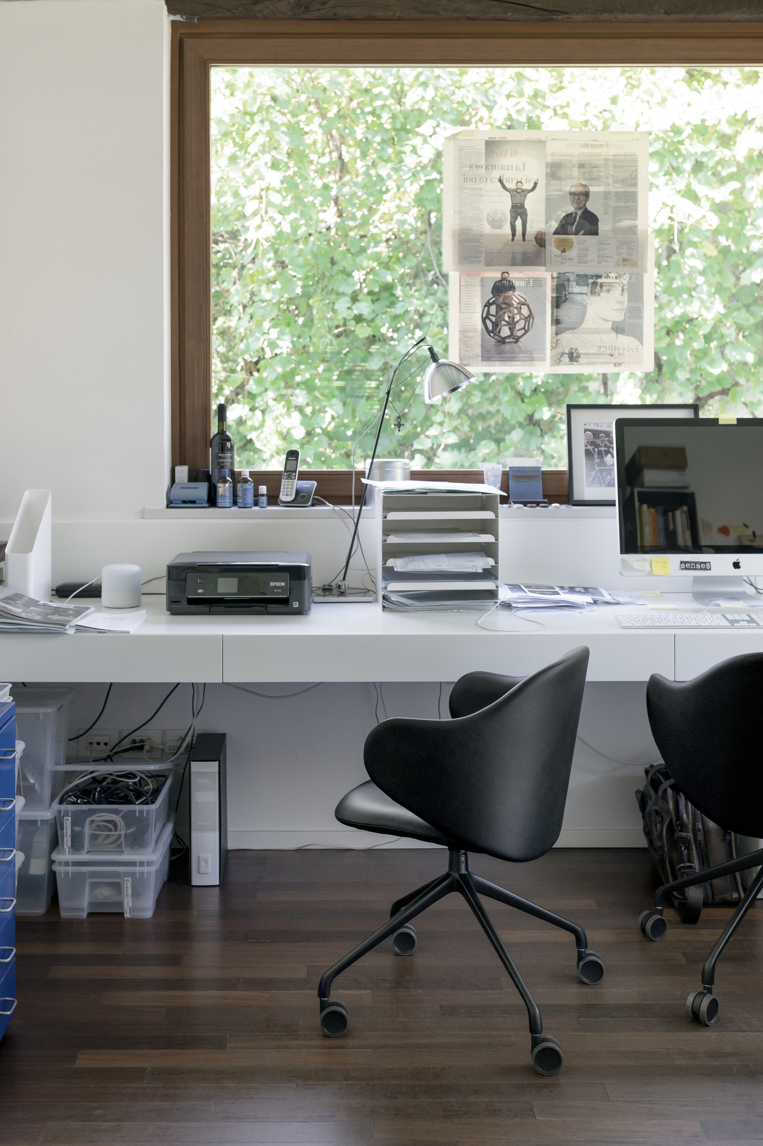 Тканевый поворотный стул с колесами Kristalia Dua ARCH-00106269 - Вид №5