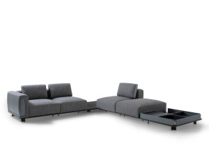 Модульный тканевый диван с отсеком для хранения