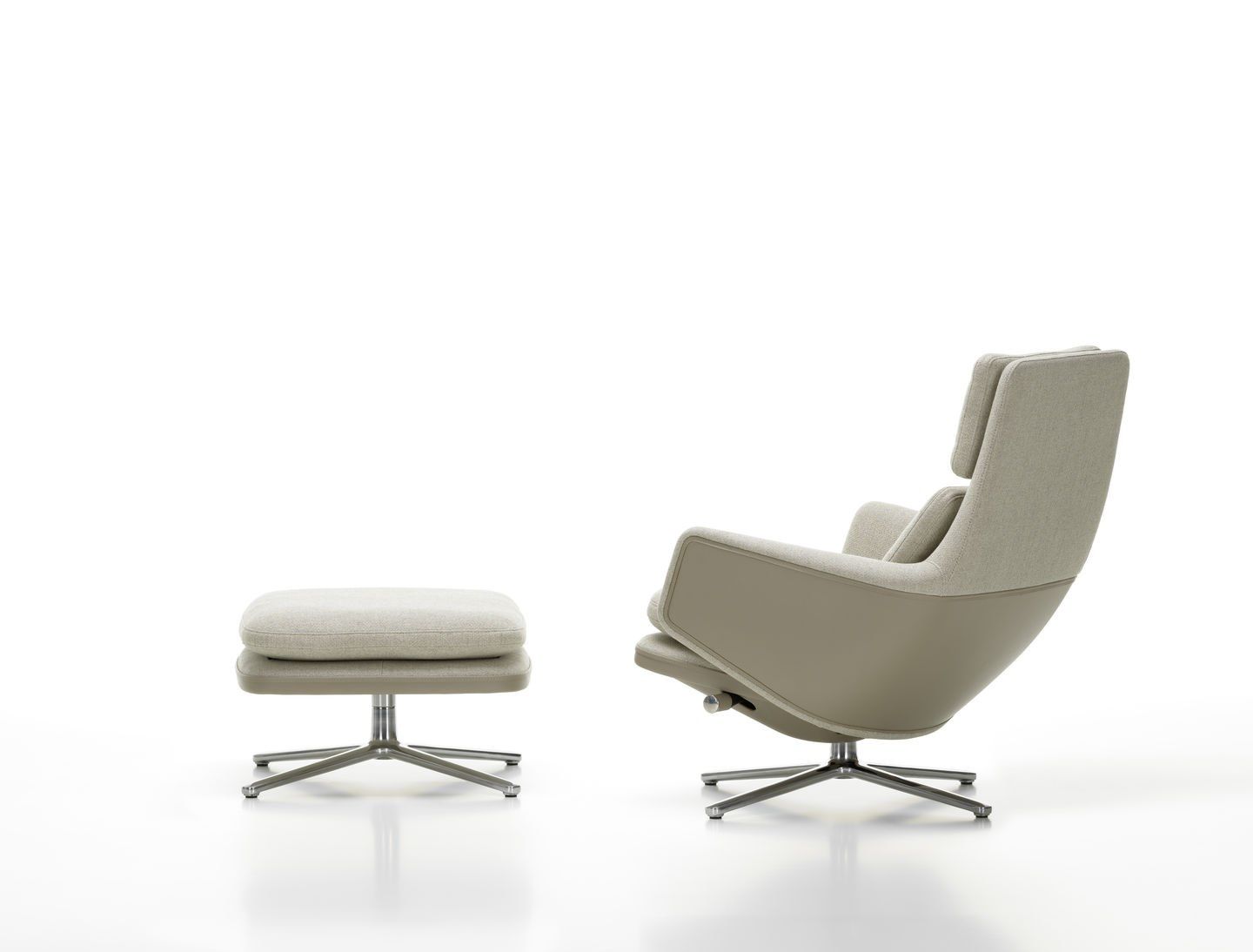 Тканевая мягкая спицевая подставка для ног VITRA Grand Relax ARCH-00011553 - Вид №3