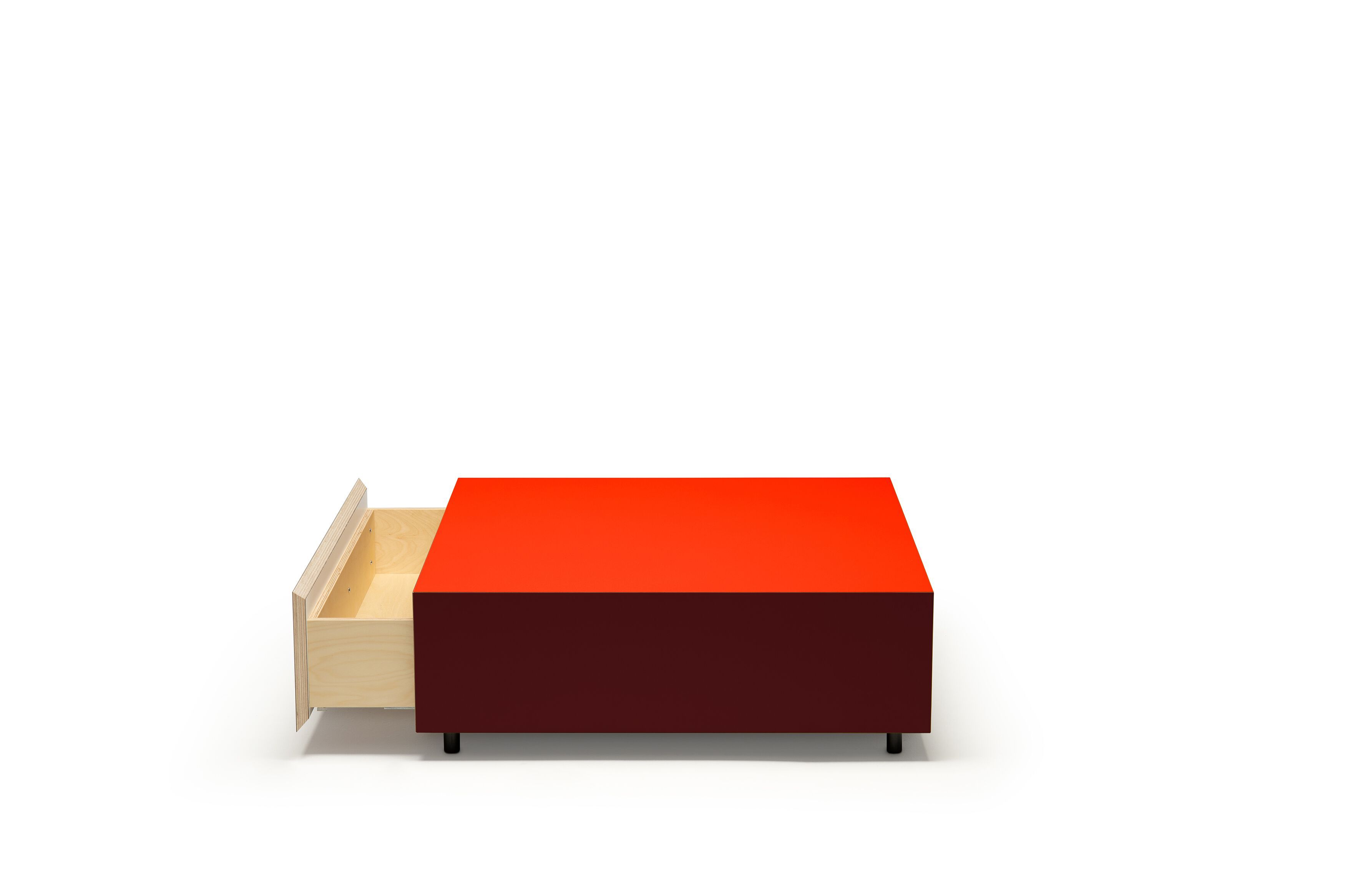 Низкий квадратный журнальный столик из фанеры Established&Sons Bloc ARCH-00108463 - Вид №20