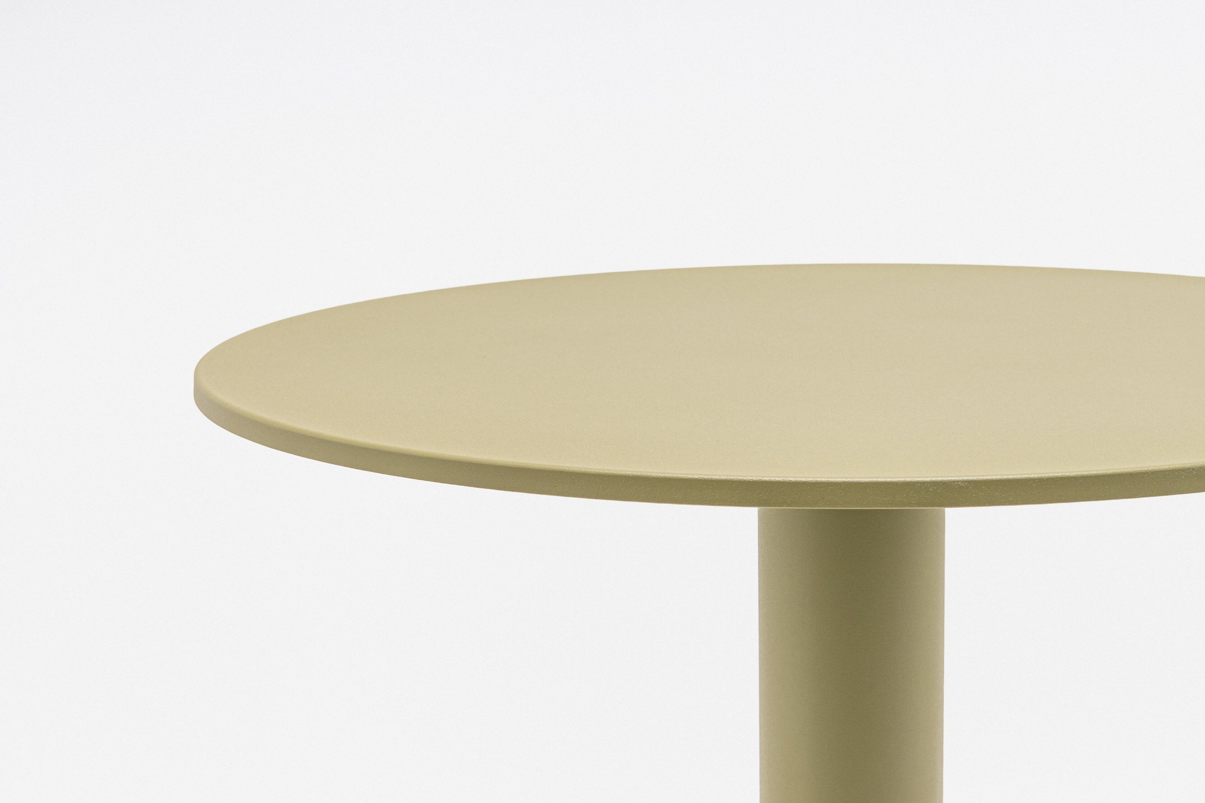 Высокий круглый журнальный столик из оцинкованной стали MDD BOLT ARCH-00087255 - Вид №2