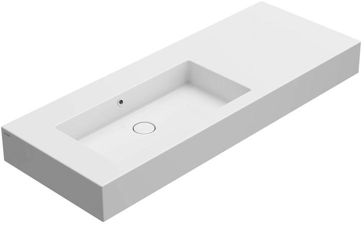 Подвесная раковина настенная овальная Ceramica Globo INCANTHO белая sun-id-1513166 - Вид №3