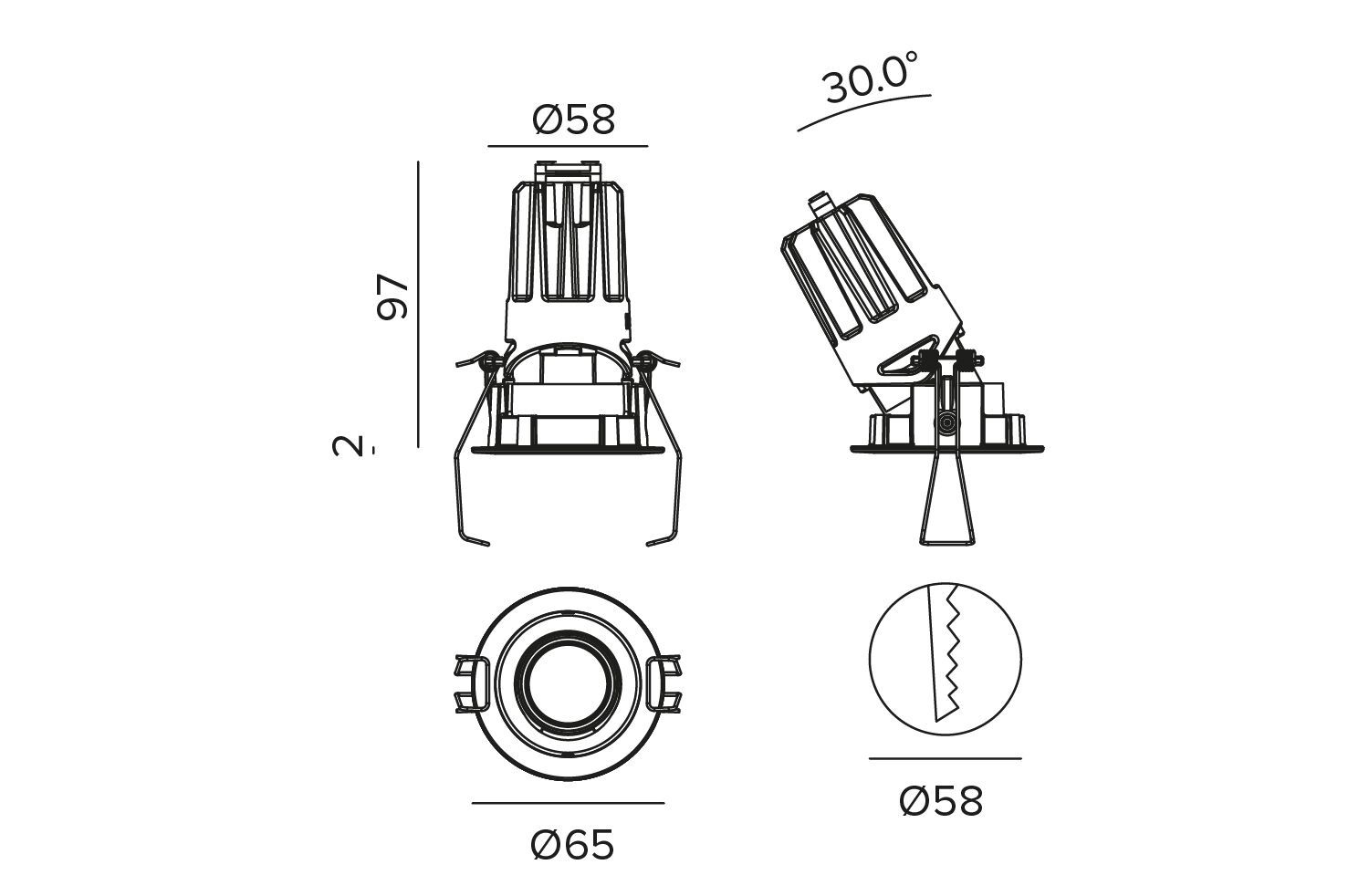 Регулируемый светодиодный прожектор TARGETTI CCTEvo ARCH-00050211 - Вид №5