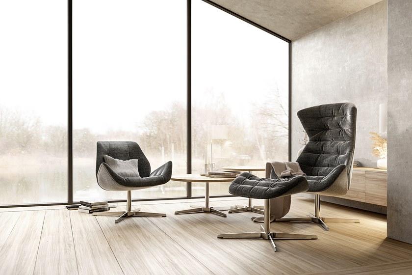 Thonet Круглый журнальный столик с основанием 4 звезды 1808 sun-id-1401970 - Вид №1