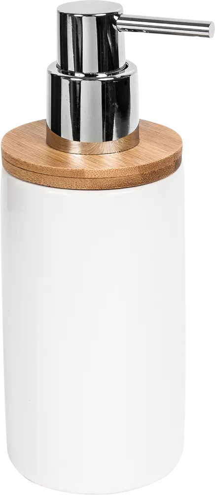 Дозатор для жидкого мыла SWENSA Exo - керамический с бамбуком 82366927