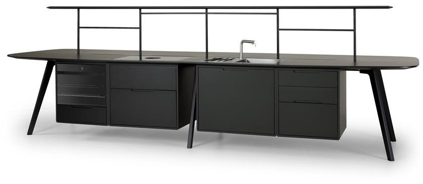 True Design Отдельностоящий деревянный кухонный модуль Wing sun-id-1379217 - Вид №1