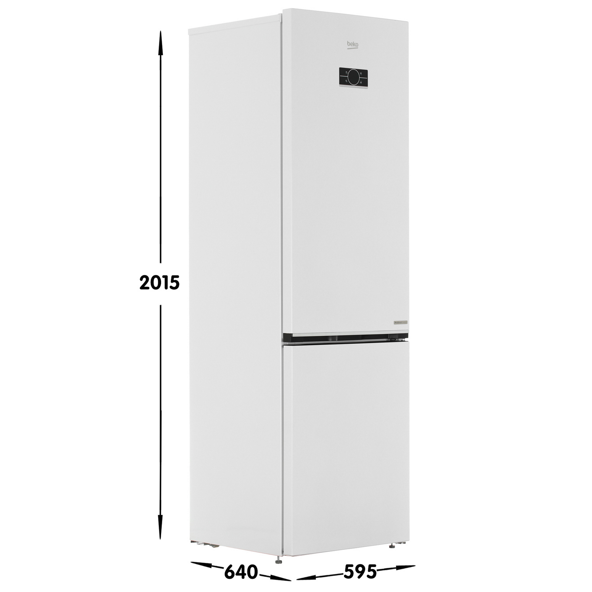 9208975 Холодильник с морозильником   Beko B5RCNK4037ZW белый STDN-0015621 - Вид №6