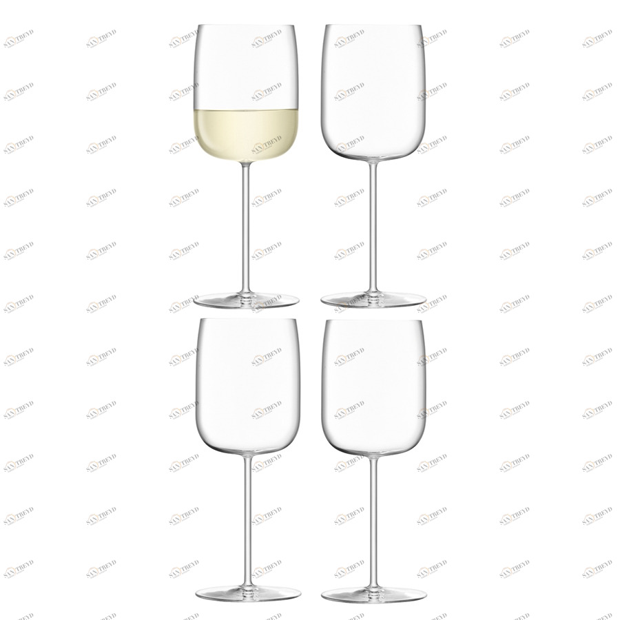 Набор из 4 бокалов для вина borough 380 мл LSA INTERNATIONAL ДИЗАЙНЕРСКИЕ 00-3894754 Прозрачный 