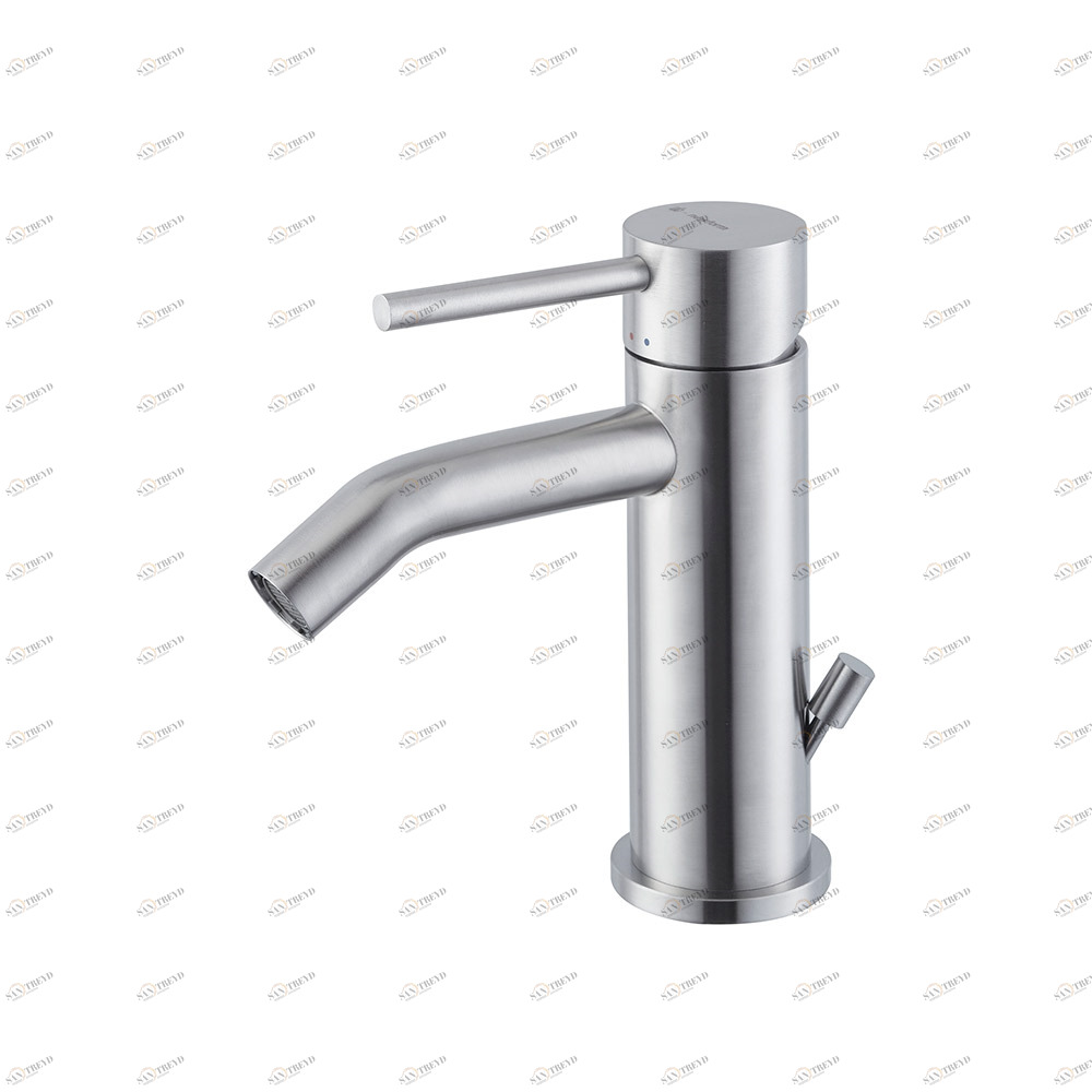 Смеситель для биде, однорычажный, со сливным гарнитуром 1 ”1/4 X-STEEL 316 NEWFORM Италия 69625X