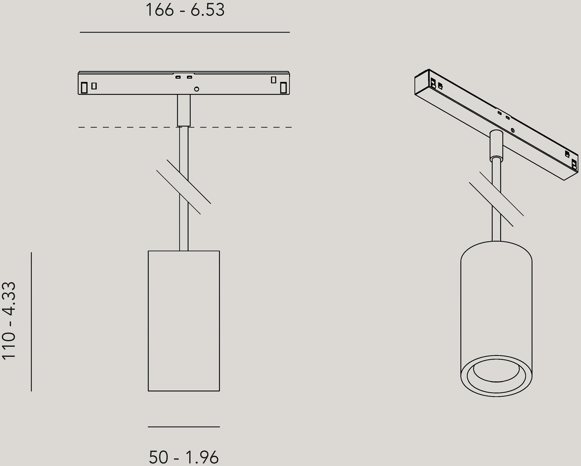 Eden Design Подвесной светильник из анодированного алюминия для трека °online sun-id-1404360 - Вид №9