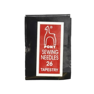 91383566 Иглы ручные для шитья трикотажа гобеленовые Tapestry с золотым ушком № 26 25 шт STLM-1052839