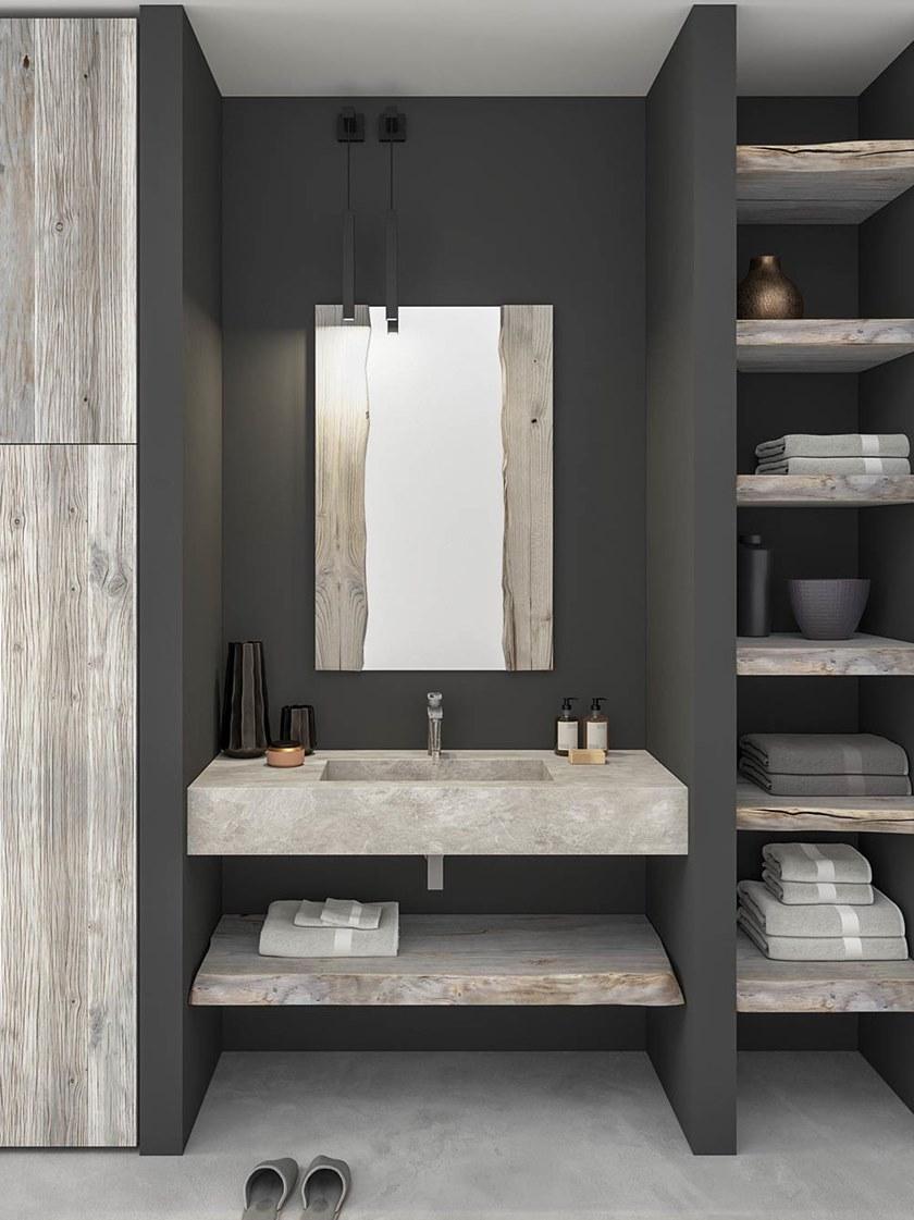 LEGNOBAGNO Подвесной туалетный столик с зеркалом Life sun-id-1351158 - Вид №1