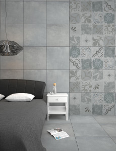 90703501 Керамогранит Bona Dea D.Gray Decofon Rec 60x60x0.85 см 1.44 м² цвет серебристый цена за упаковку STLM-0345853 BIEN