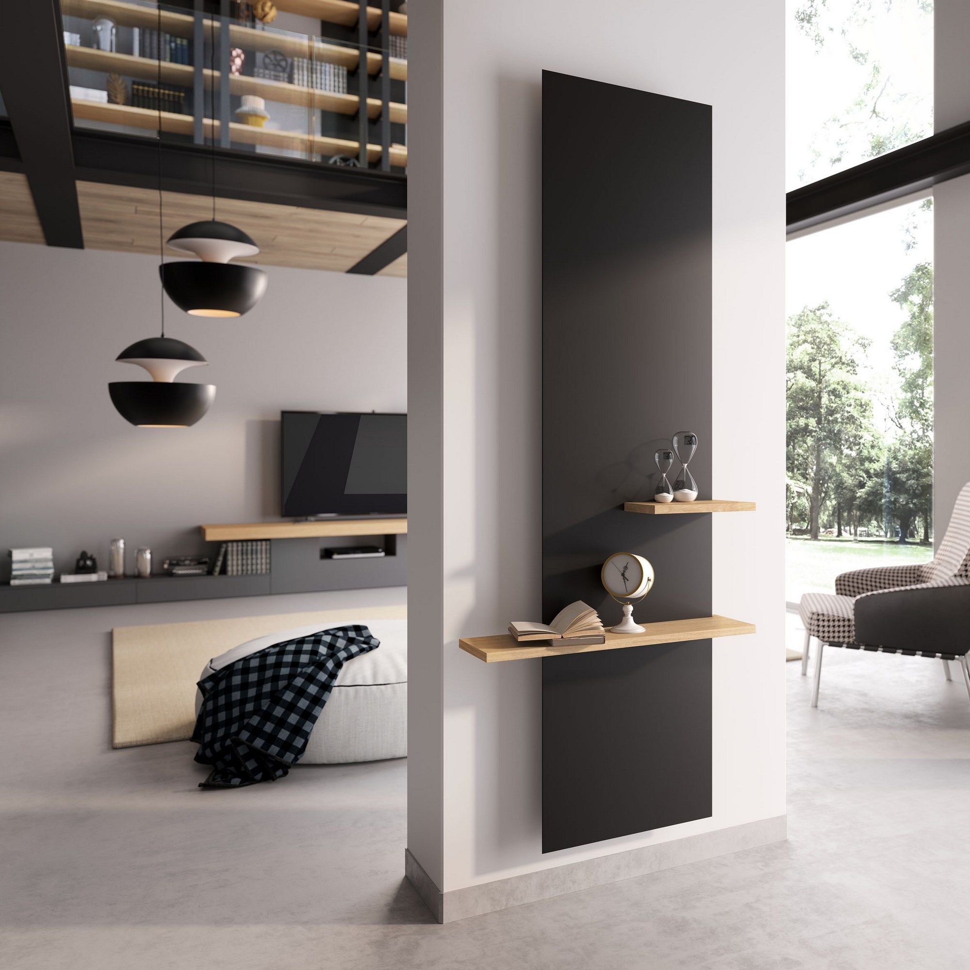 Полка для ванной комнаты с полотенцесушителем Cordivari Design Neo Design ARCH-00004816 - Вид №1