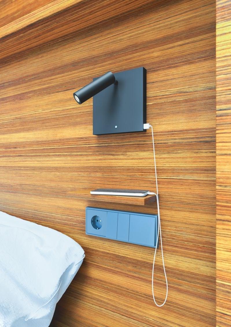 BENEITO FAURE Регулируемый настенный светильник из алюминия с usb sun-id-1514086 - Вид №12