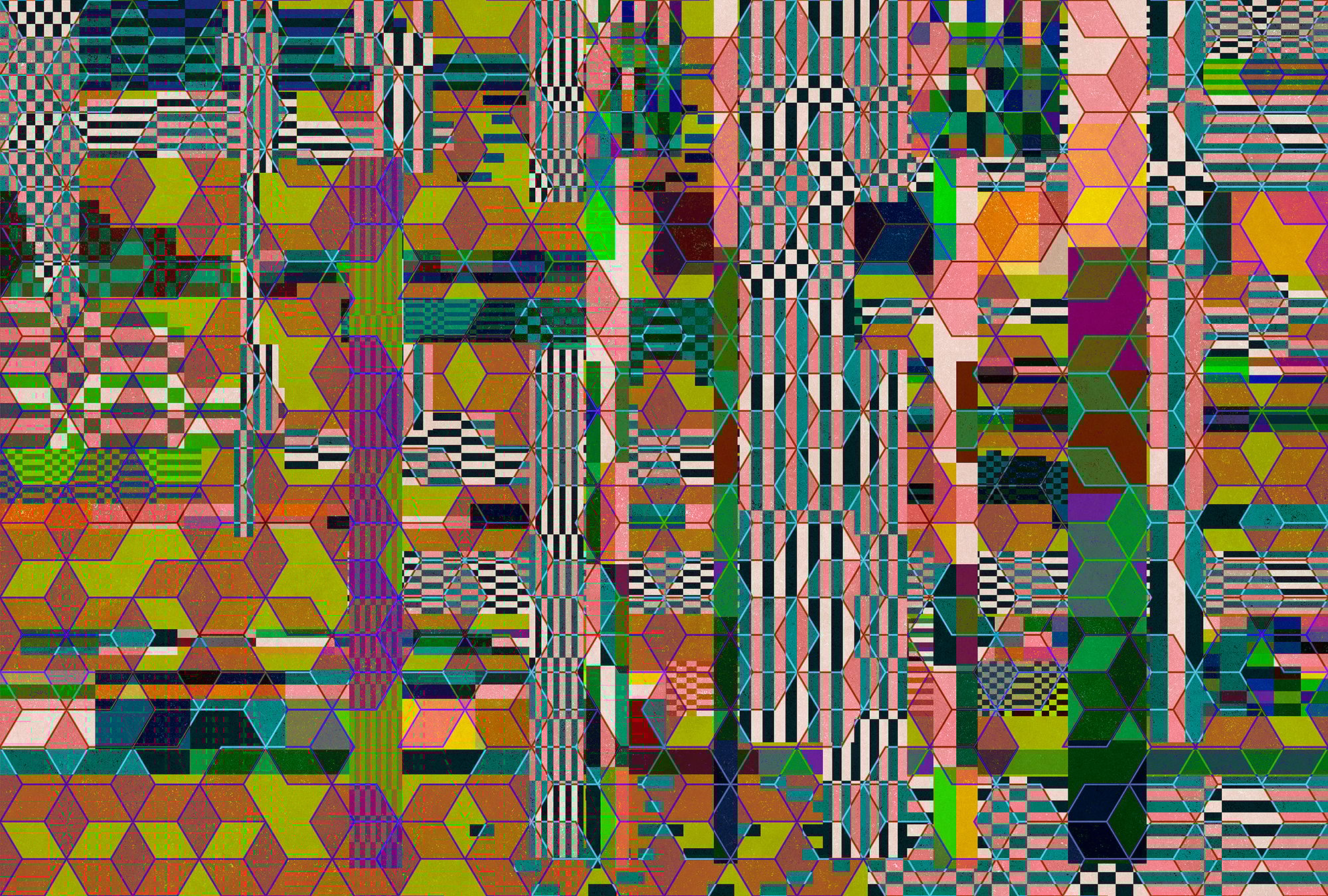 Нетканые моющиеся геометрические обои Architects Paper Walls by Patel III ARCH-00053832 - Вид №1