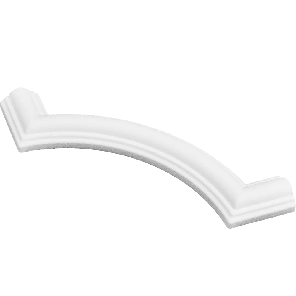 Уголок декоративный для потолочного плинтуса NMC C07-C2 белый 4 шт 89342769 STLM-0824014