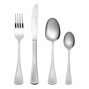 Столовые приборы 16 предметов на 4 персоны серебряные "Космополитен" MAXWELL & WILLIAMS СТОЛОВЫЕ ПРИБОРЫ КОСМОПОЛИТЕН 00-3946632 Серебро