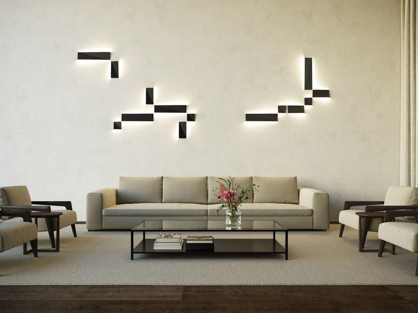 Modular Lighting Instruments Светодиодный настенный светильник из алюминия с порошковым покрытием Dent sun-id-1435080 - Вид №6