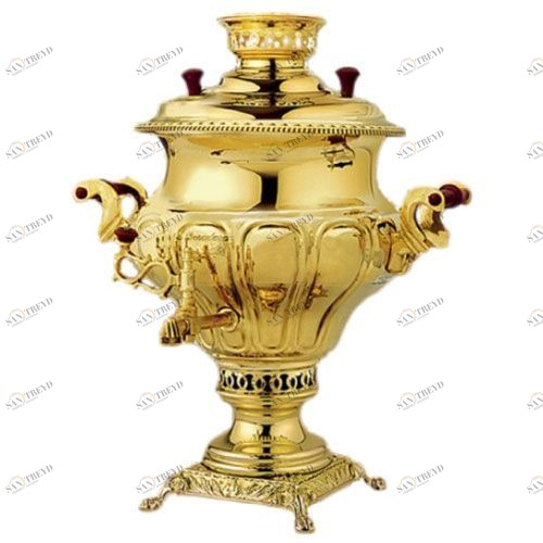 Самовар Персидский С Momtaz/3 жаровый 5 л. + труба Santreyd 2681