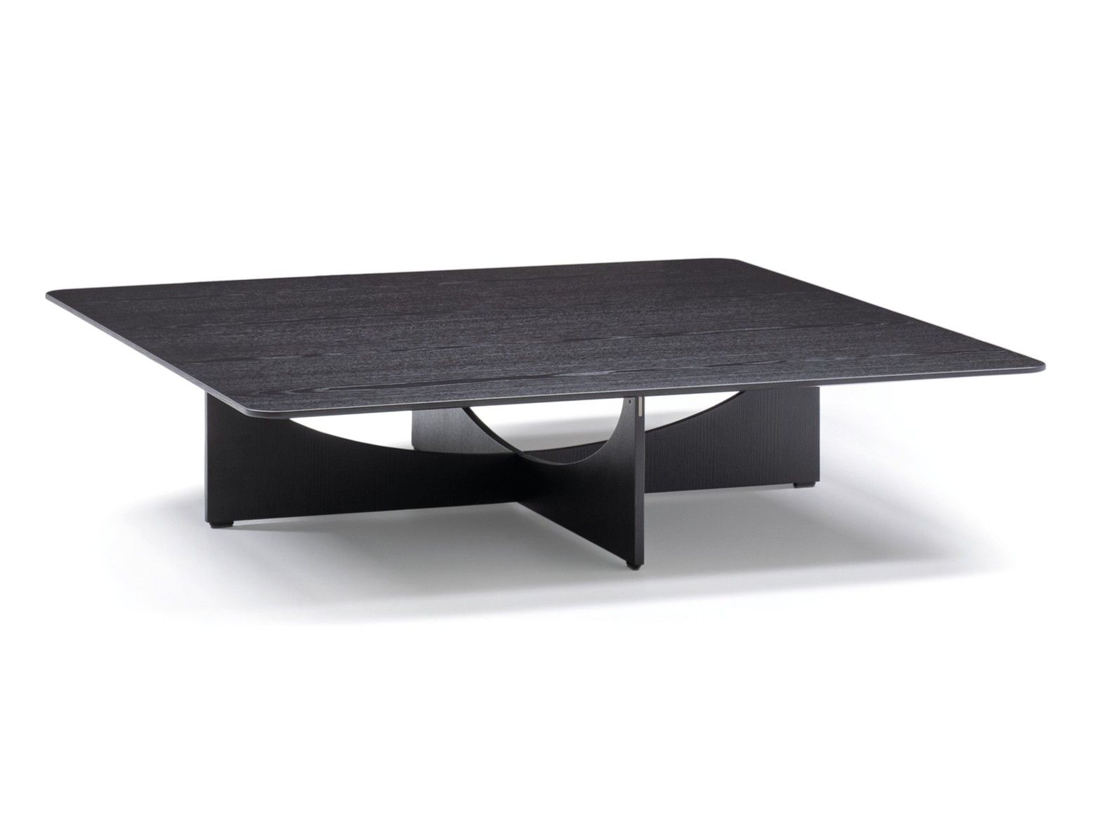 Низкий квадратный журнальный столик из ясеня Minotti Лидо ARCH-00146286