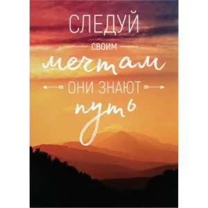 Постер на ПВХ «За мечтой» 25x35 см 82441674 STLM-2135314