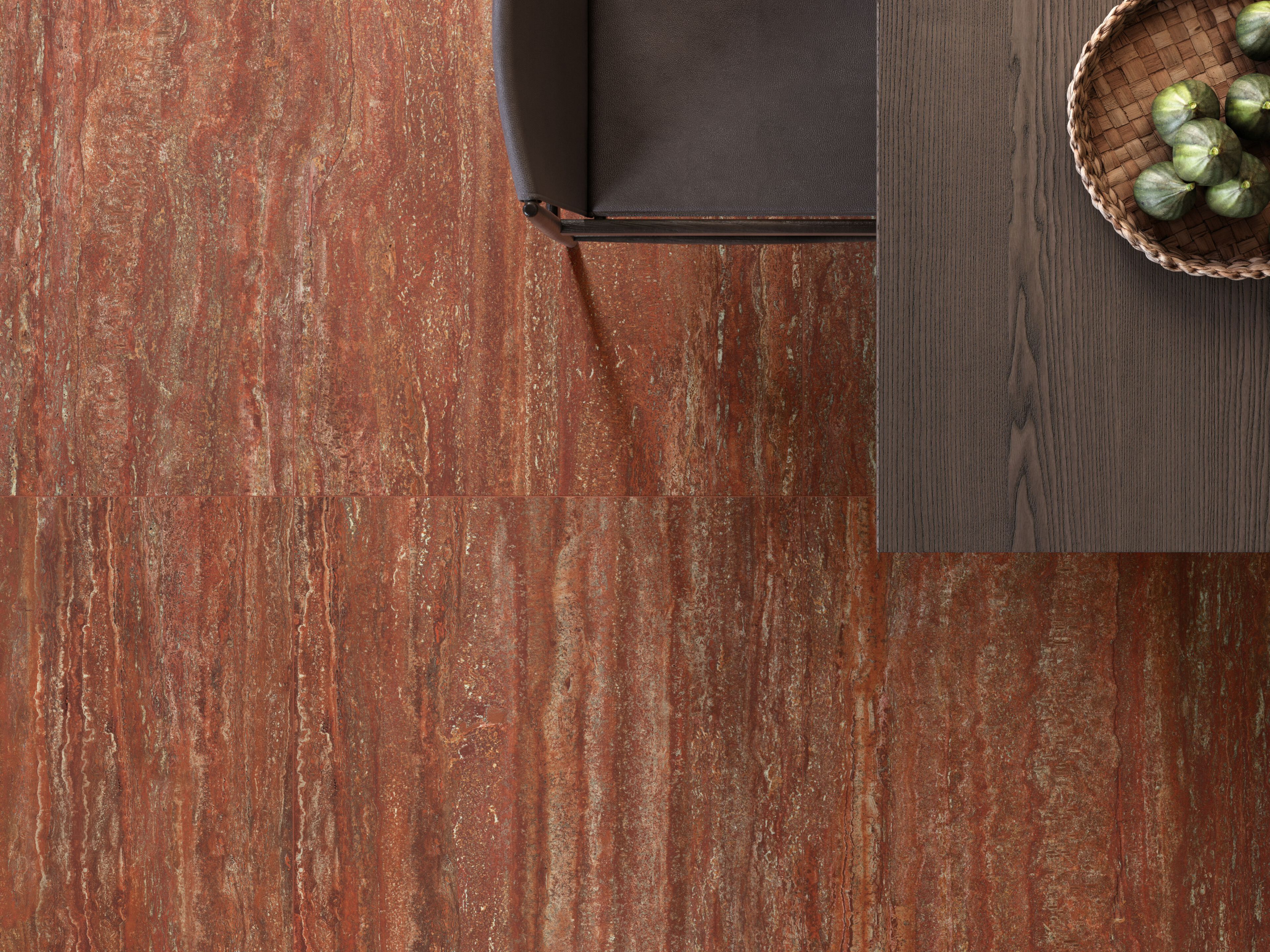 Напольное / керамогранит с эффектом травертина Italgraniti травертины ARCH-00139843