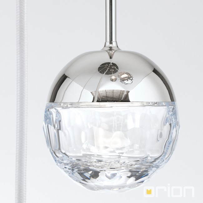 Orion DLU 1731/40/7 никель люстра подвесная хрустальная Ball 117824 - Вид №2