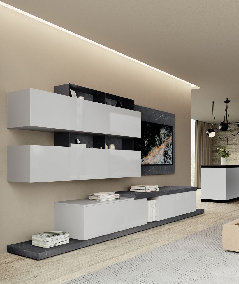 Деревянная секционная оборудованная стена Febal Casa DICIOTTO ARCH-00042839 - Вид №30