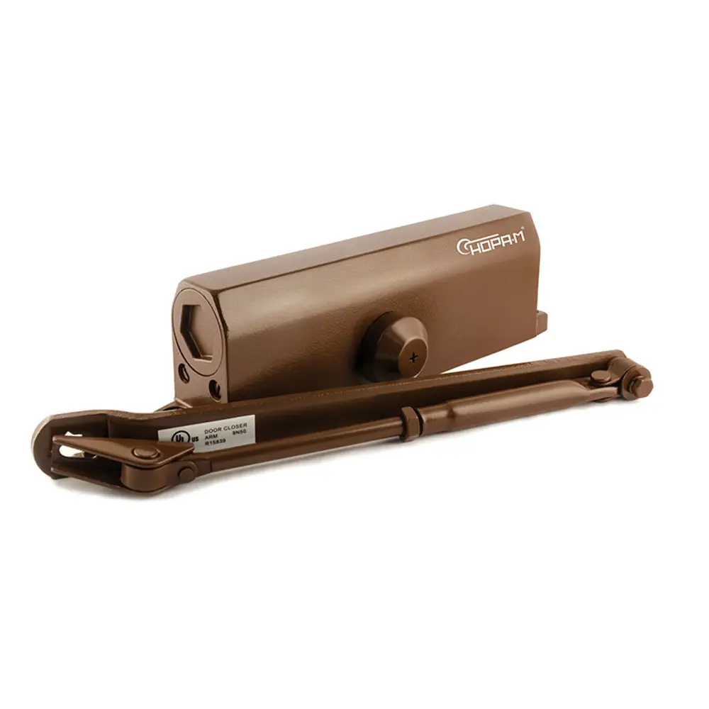 Доводчик НОРА-М с задержкой закрытия для дверей до 110 кг 83518452 STLM-0898230