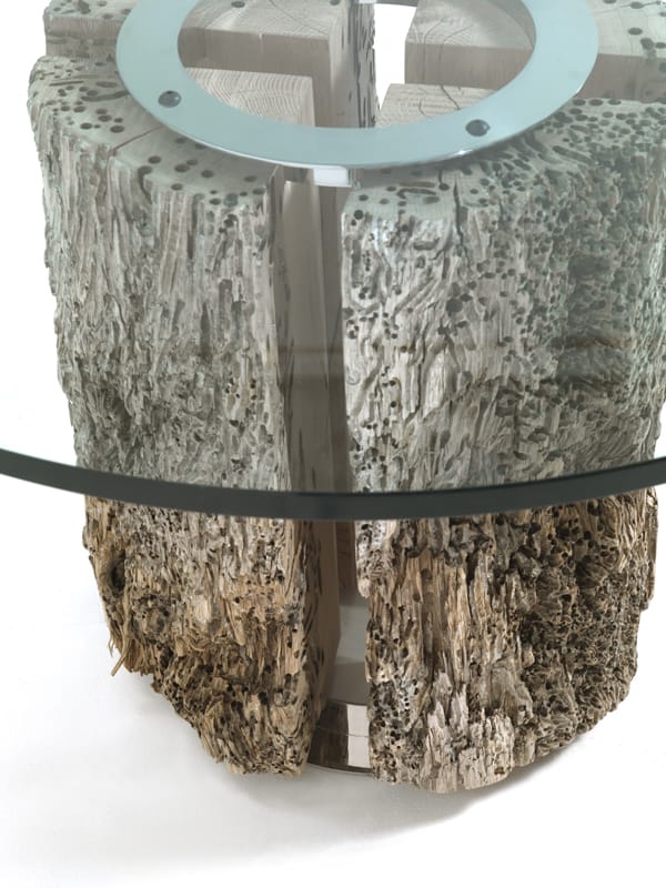 Круглый стеклянный журнальный столик Riva 1920 Briccole ARCH-00047039 - Вид №2