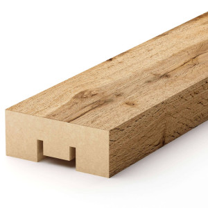 Интерьерная рейка МДФ Stella Бриона Light Пекан 16*40*2700 (уп.8шт.) STSR-815