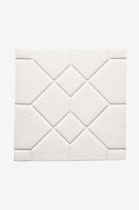 ARDF10 Декоративная полевая плитка ручной работы в стиле шинуазри Architectonics Nanking 4 1/4 "x 4 1/4" Waterworks