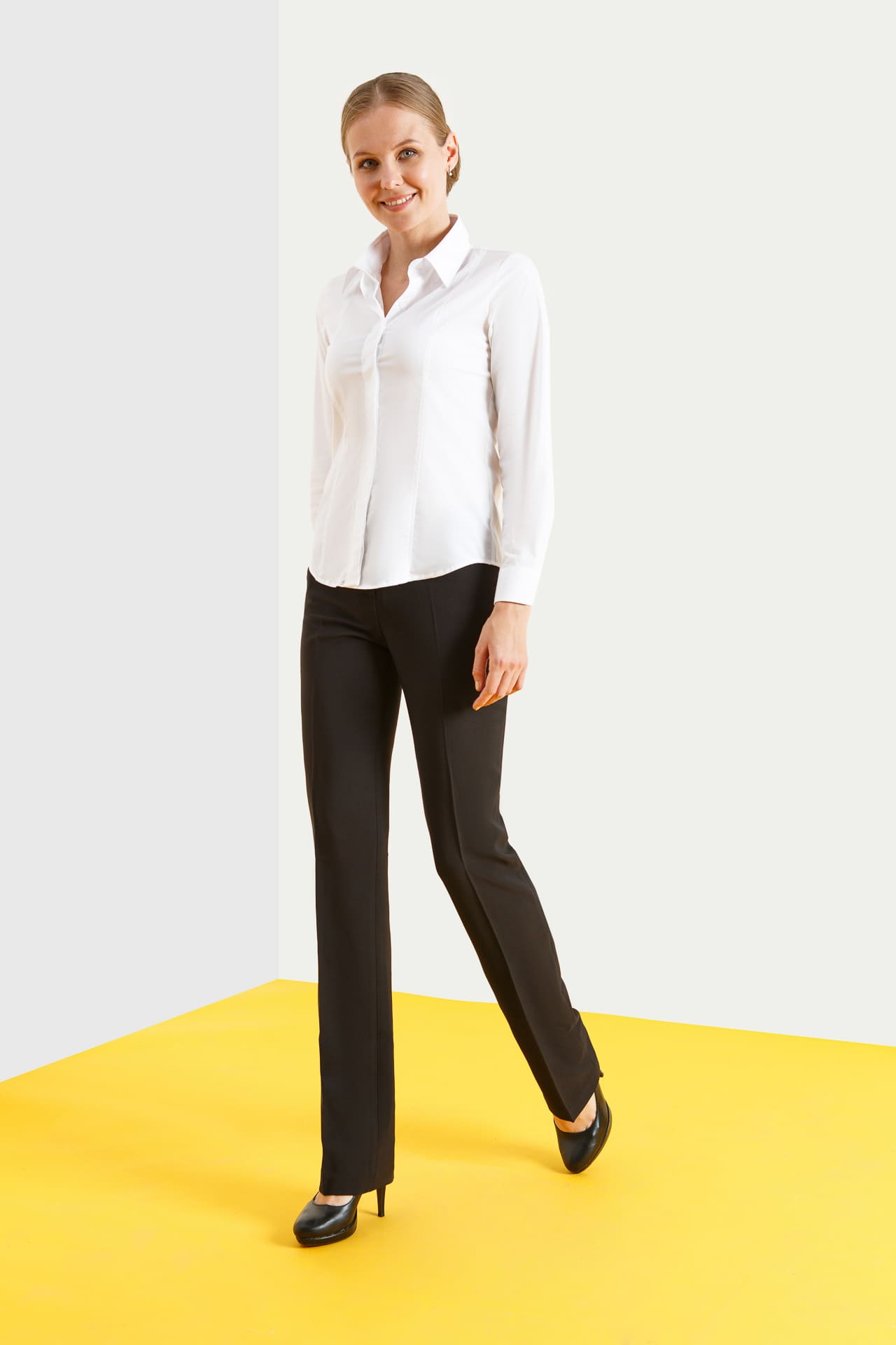 5030115 Рубашка женская  white El-Risto  Корпоративная одежда  размер 54 (4XL)  - Вид №3