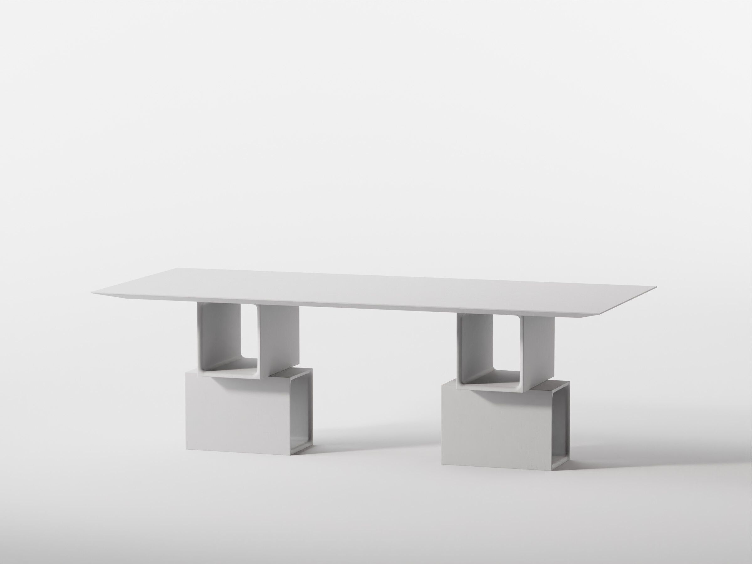 Прямоугольный бетонный стол PULKRA плакат ARCH-00071870 - Вид №1