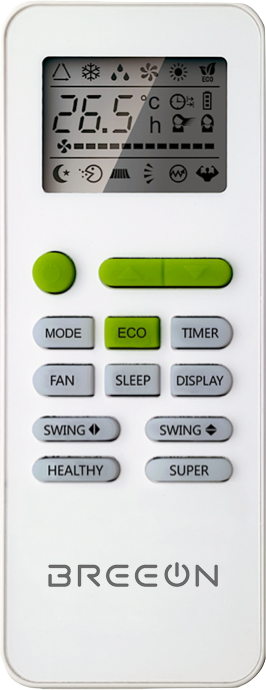 9113835 Кондиционер настенный сплит-система Breeon BRC-07TPI белый STDN-0029686 - Вид №9