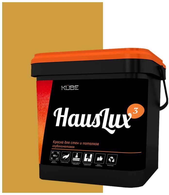 90433609 Краска для стен и потолков 10HausLux3Kube6 цвет Бежево-оливковый 10 л STLM-0224152 UWFKUBE