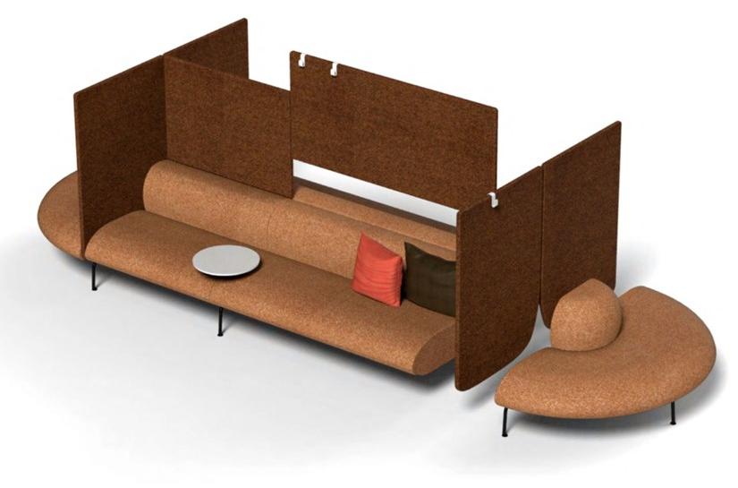 La Cividina Модульный диван из ткани Couchette sun-id-1468081 - Вид №1