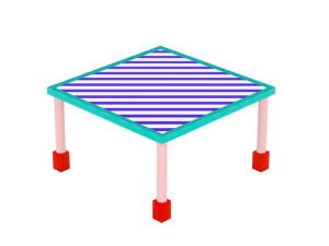 Квадратный стол из МДФ