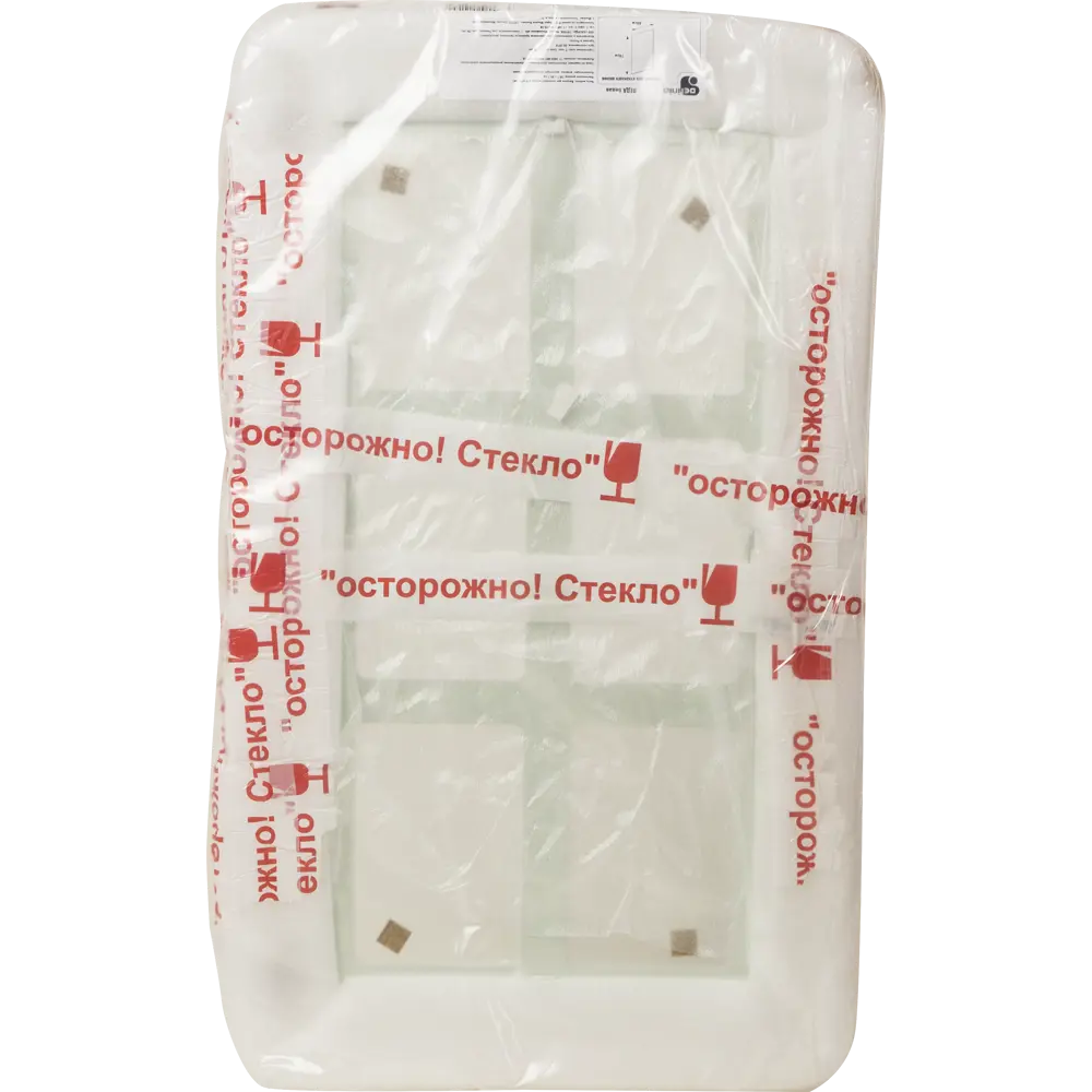 Витрина для шкафа Delinia «Леда белая» 40x70 см, МДФ, цвет белый STLM-2015638 - Вид №3