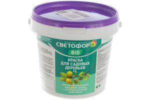 16392434 Краска F4 для садовых деревьев Супербелая 1,4 кг ЗОР00009199 Светофор