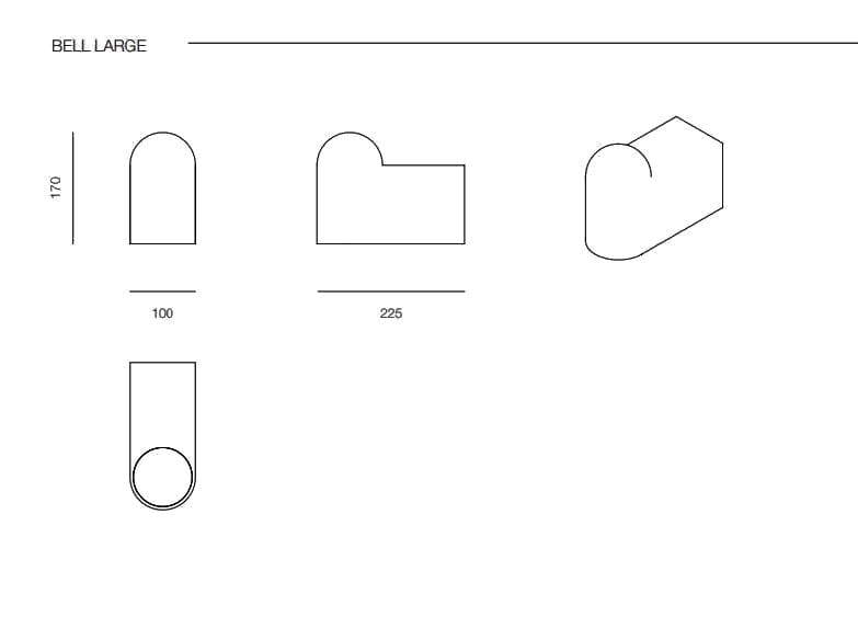 Металлическая аппликация Rakumba BELL ARCH-00072156 - Вид №15