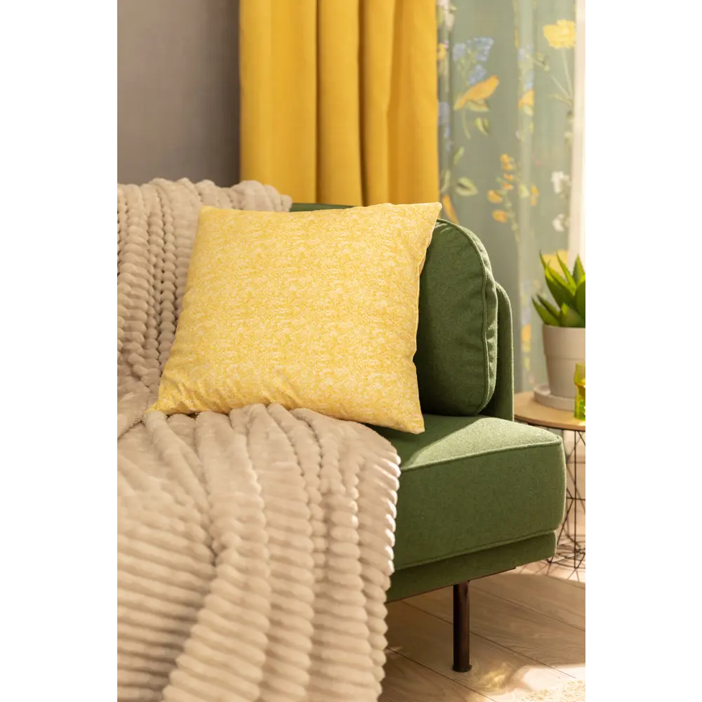 Подушка Trieste 45x45 см цвет золото SEASONS STLM-2057758 - Вид №3