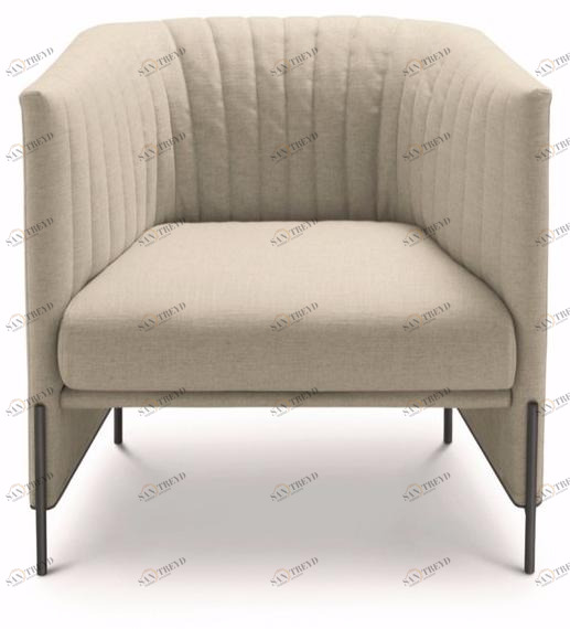 arflex Мягкое кресло из ткани со стеганым чехлом Algon sun-id-1406465