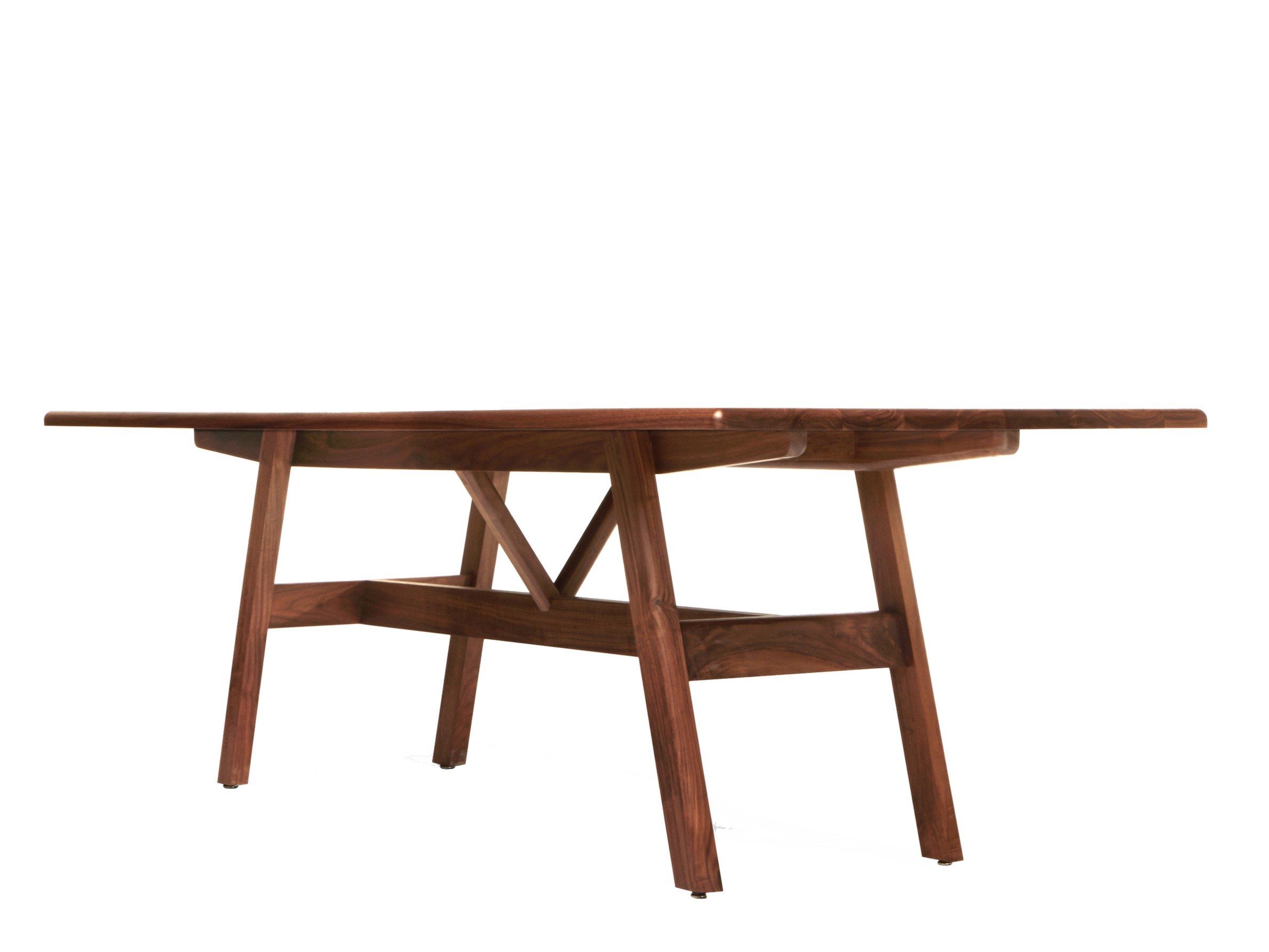 Прямоугольный обеденный стол из массива дерева BassamFellows KANT ARCH-00049077 - Вид №5