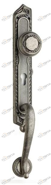 Pasini Латунная ручка на пластине Pasha 4141