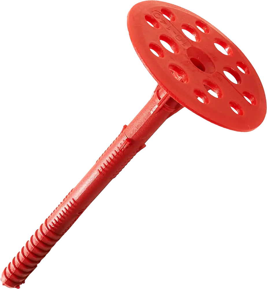 TECH-KREP Дюбель тарельчатый для теплоизоляции 10×140 мм с металлическим гвоздем 84038990