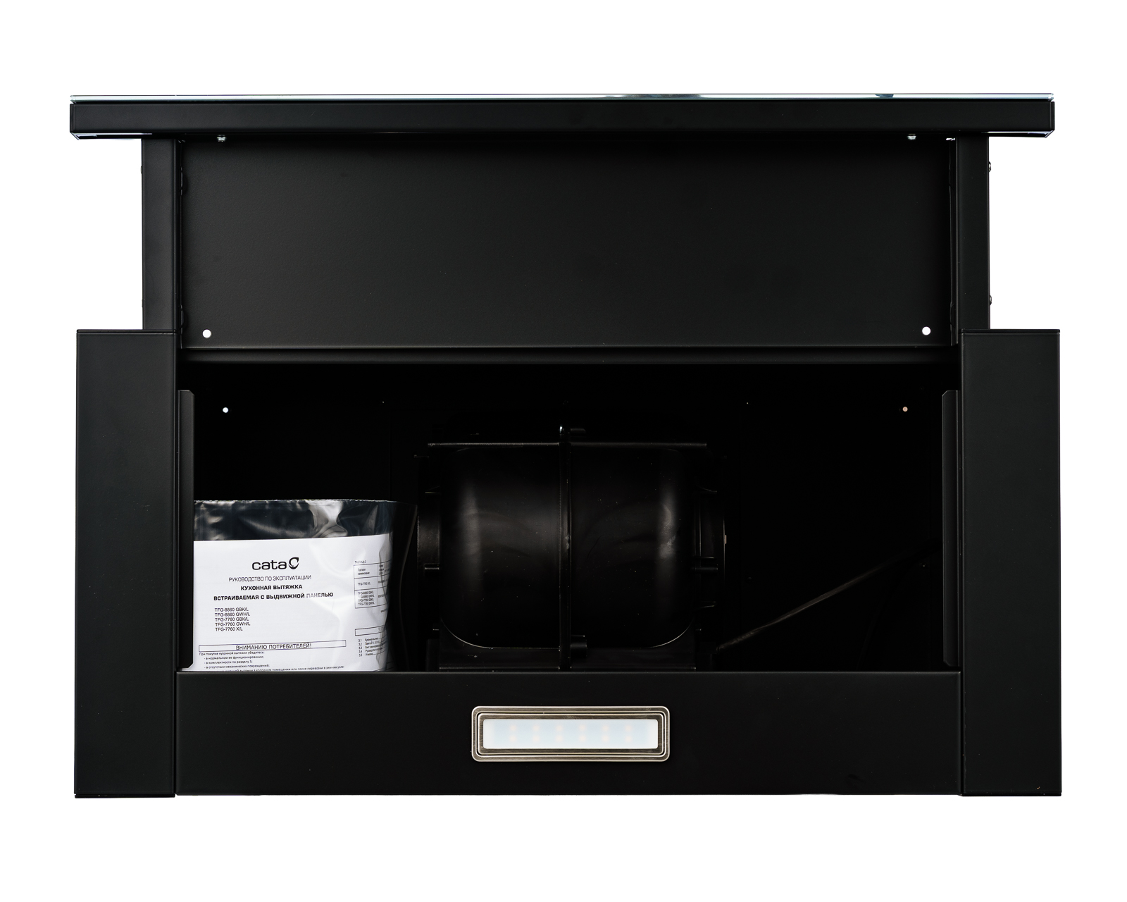 9276008 Вытяжка телескопическая Cata TFG - 8860 GBK /L черный/черный STDN-0037761 - Вид №7