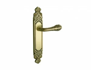 0A3534.000.53 Ручки дверные на пластинах Хром с черной патиной