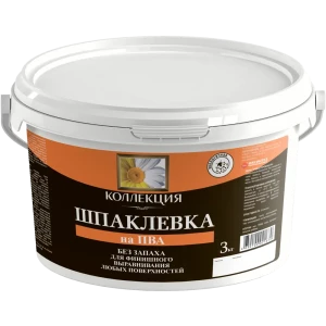 91920964 Шпаклевка на ПВА Коллекция 3кг светло-бежевый STLM-1376700